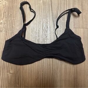 Skims black bralette